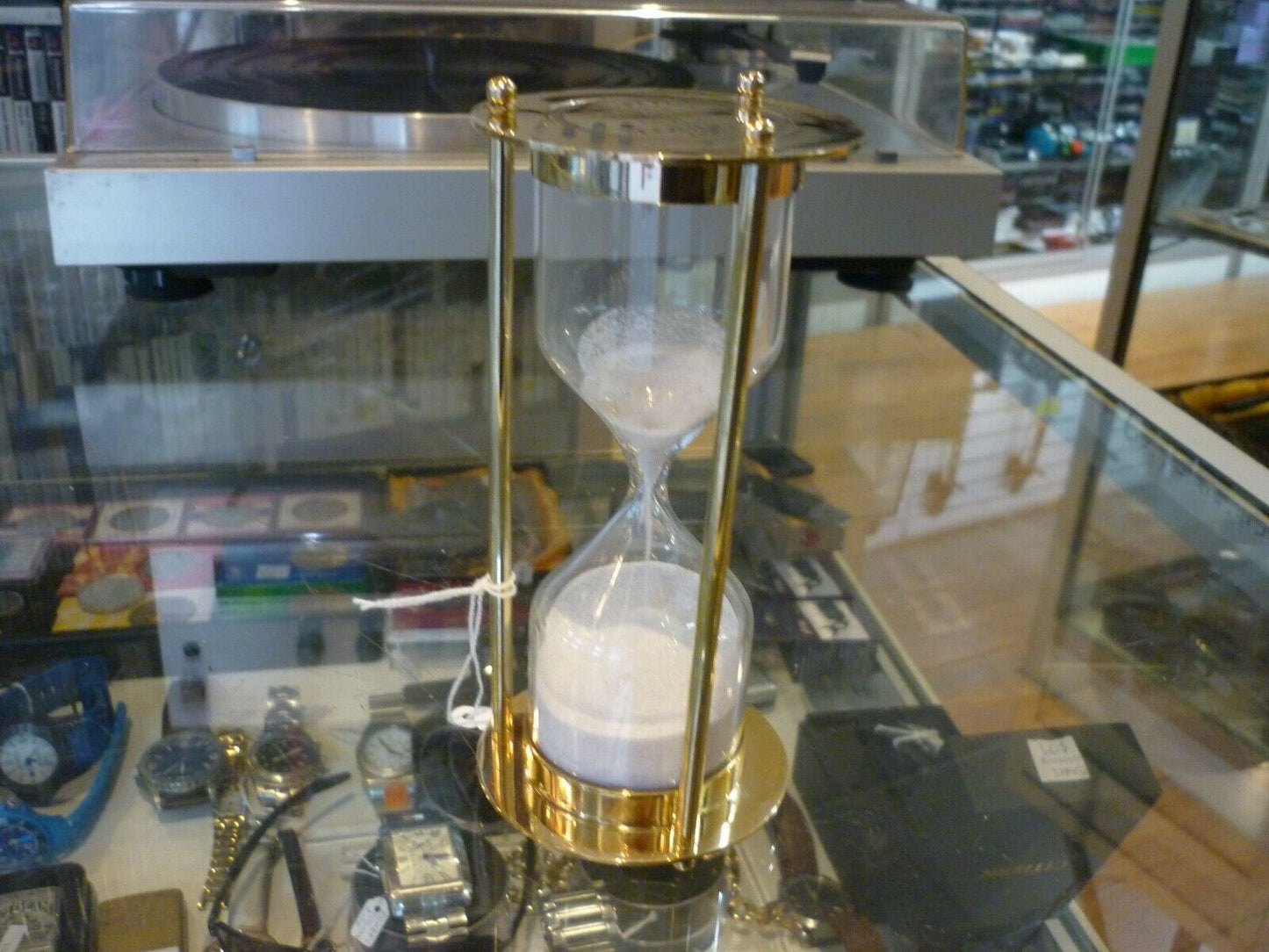 REPLICA VINTAGE NAUTICAL BRASS SAND TIMER MARITIME HOURGLASS / AU STOCK !