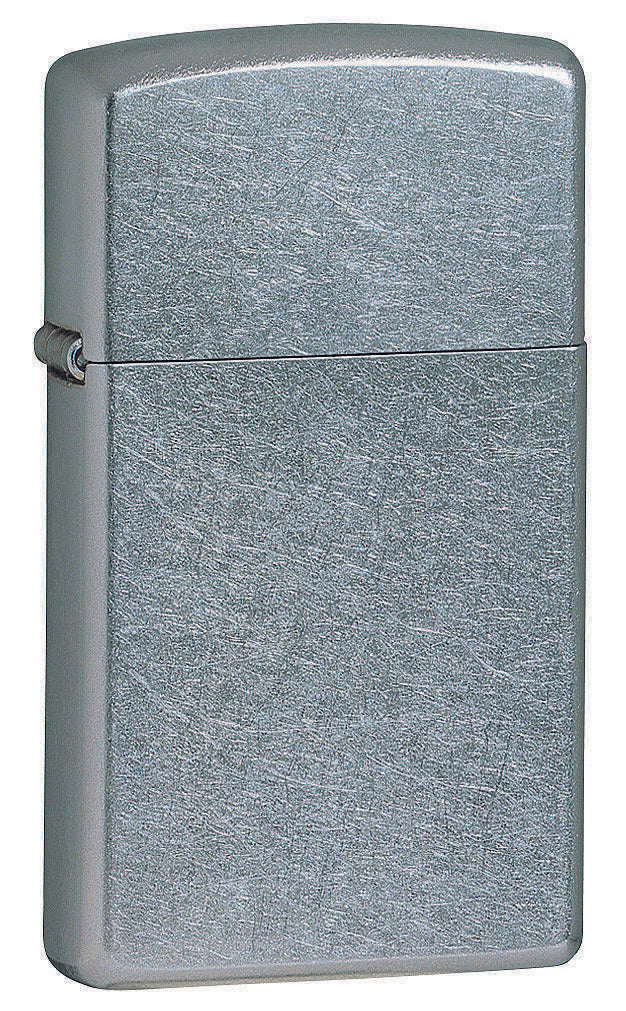 ZIPPO LIGHTER STREET CHROME SLIM (91607) GIFT BOXED