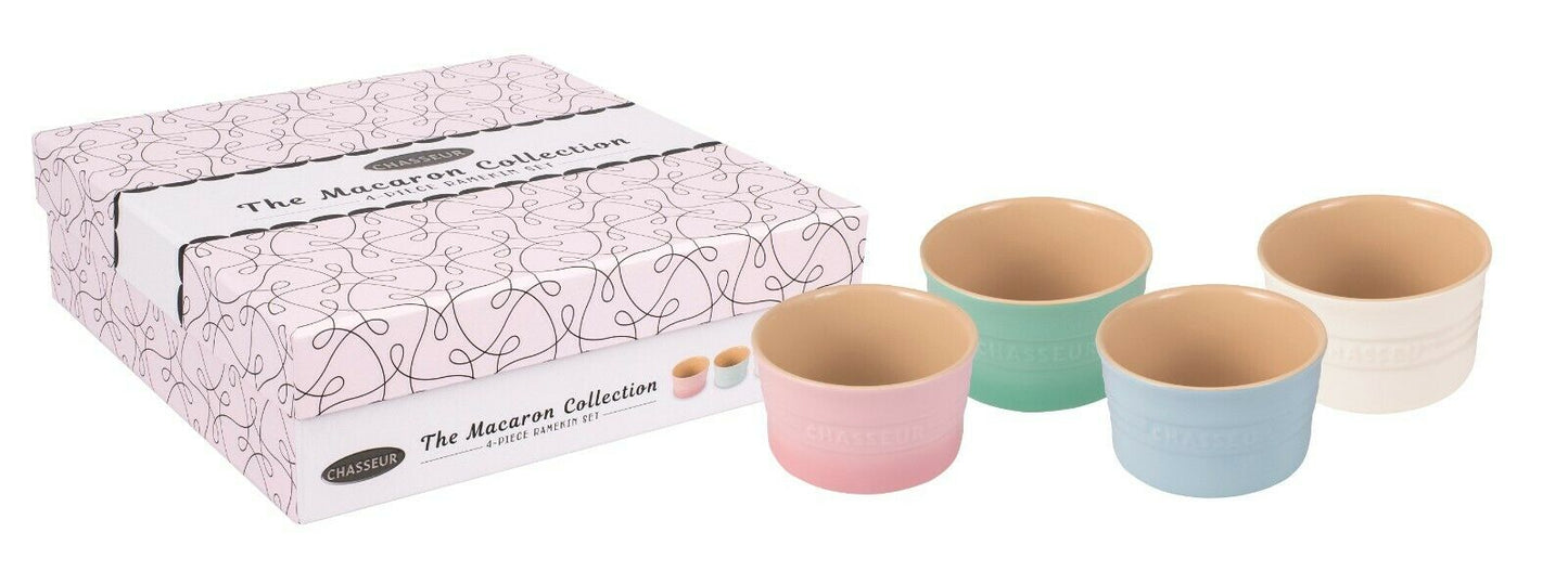 CHASSEUR (19605) MACARON 4PCS RAMEKIN SET - BRAND NEW