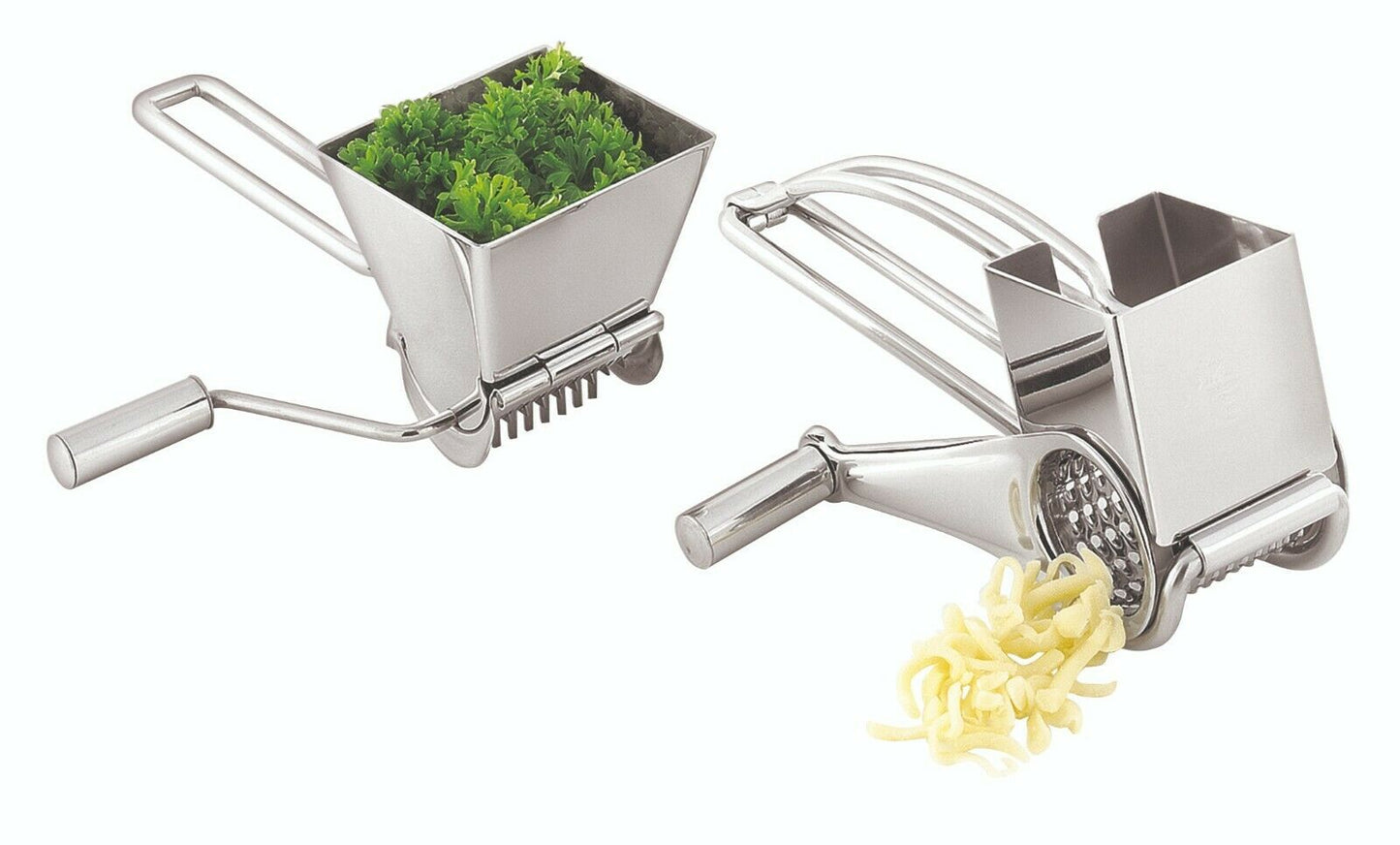 AVANTI LIFESTYLE ROTARY HERB MILL STAINLESS STEEL (15958) BRAND NEW