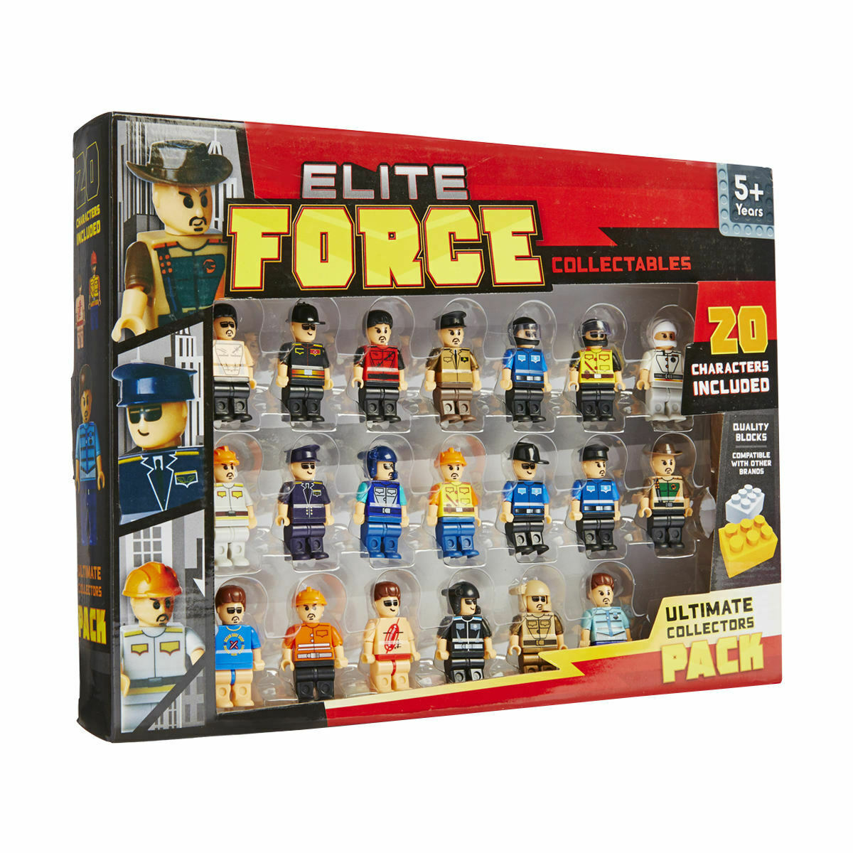 ELITE FORCE COLLECTABLES ULTIMATE COLLECTORS PACK 20 CHARACTERS INCLUDED