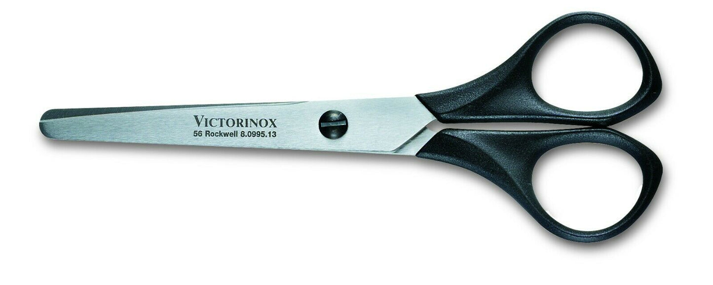 VICTORINOX STAINLESS POCKET SCISSORS 8.0961.13 BLACK / SILVER 13 cm