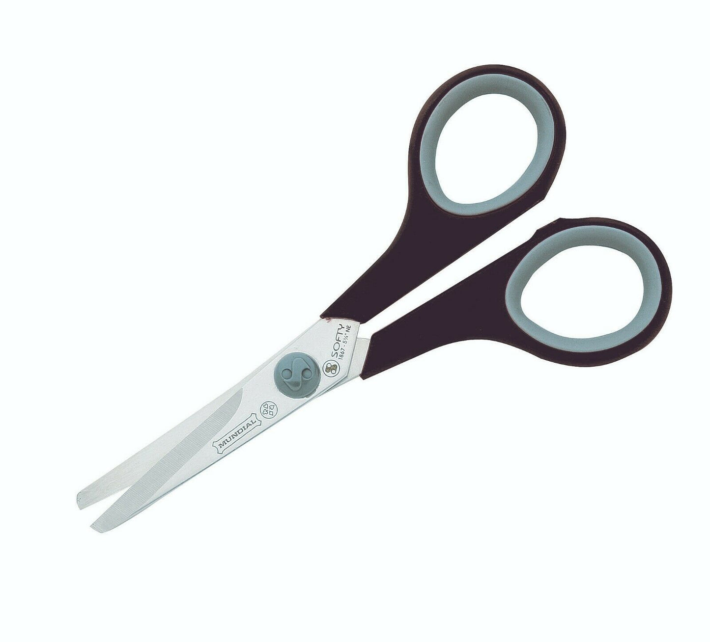 MUNDIAL SCHOOL SCISSORS (20820) CUSHION SOFT COMFORT STAINLESS STEEL / BRAND NEW
