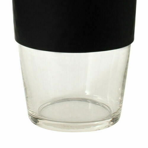 AVANTI GLASS LARGE 473ML GOCUP IN BLACK , CHARCOAL , GREY / NEW !