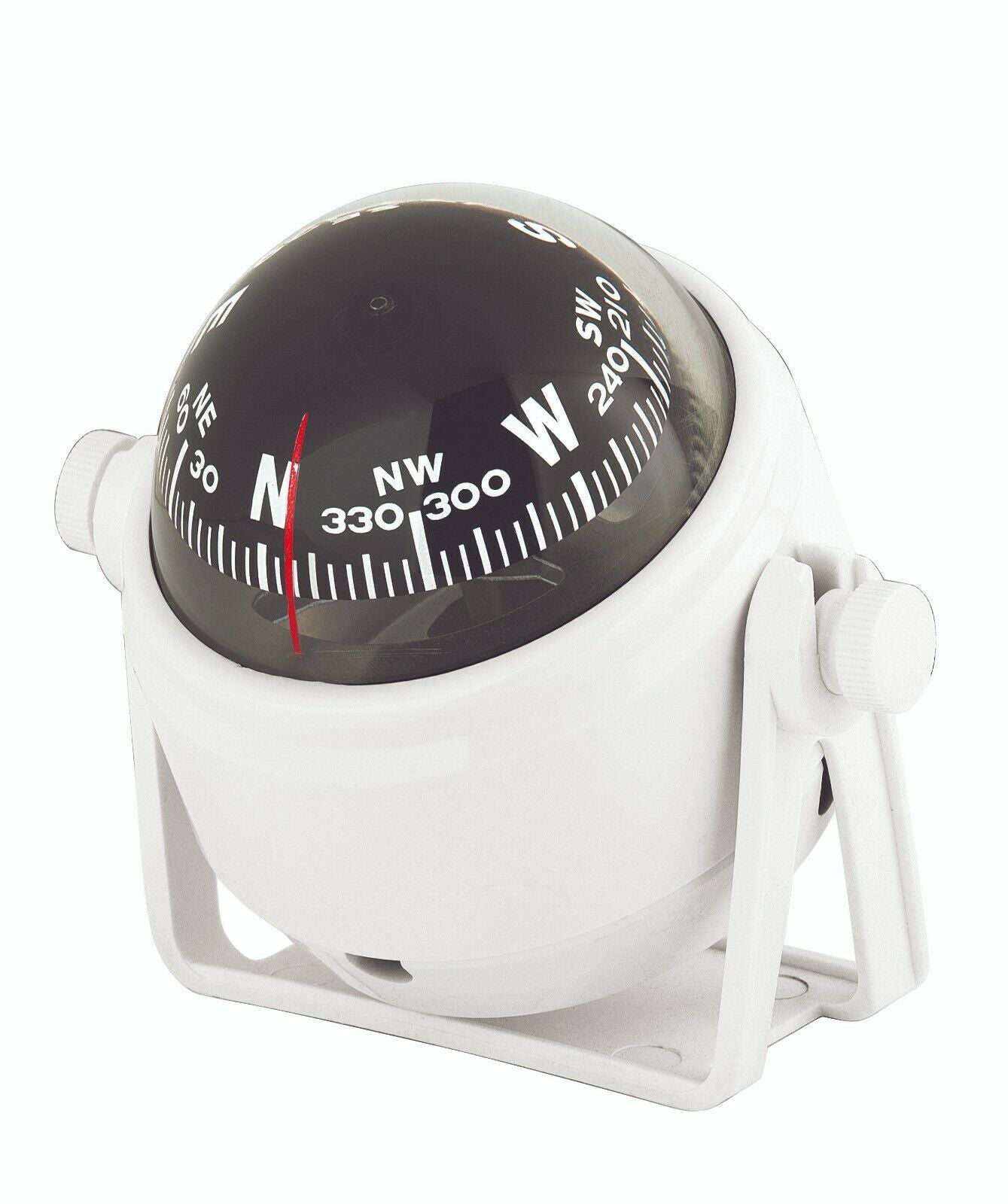 EXCALIBUR MARINE COMPASS WHITE / BRAND NEW !