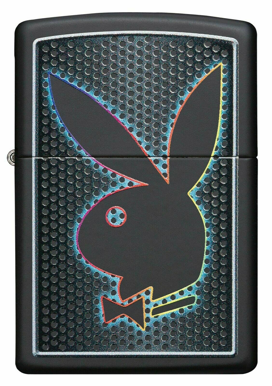 GENUINE ZIPPO LIGHTER (92155) BLACK MATTE PLAYBOY GIFT BOX BRAND NEW